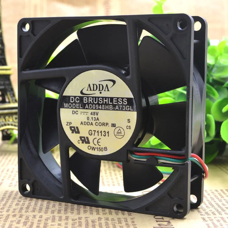 

9CM 9225 48V 0.13A AD0924UB-A73GL BALL COOLING FAN