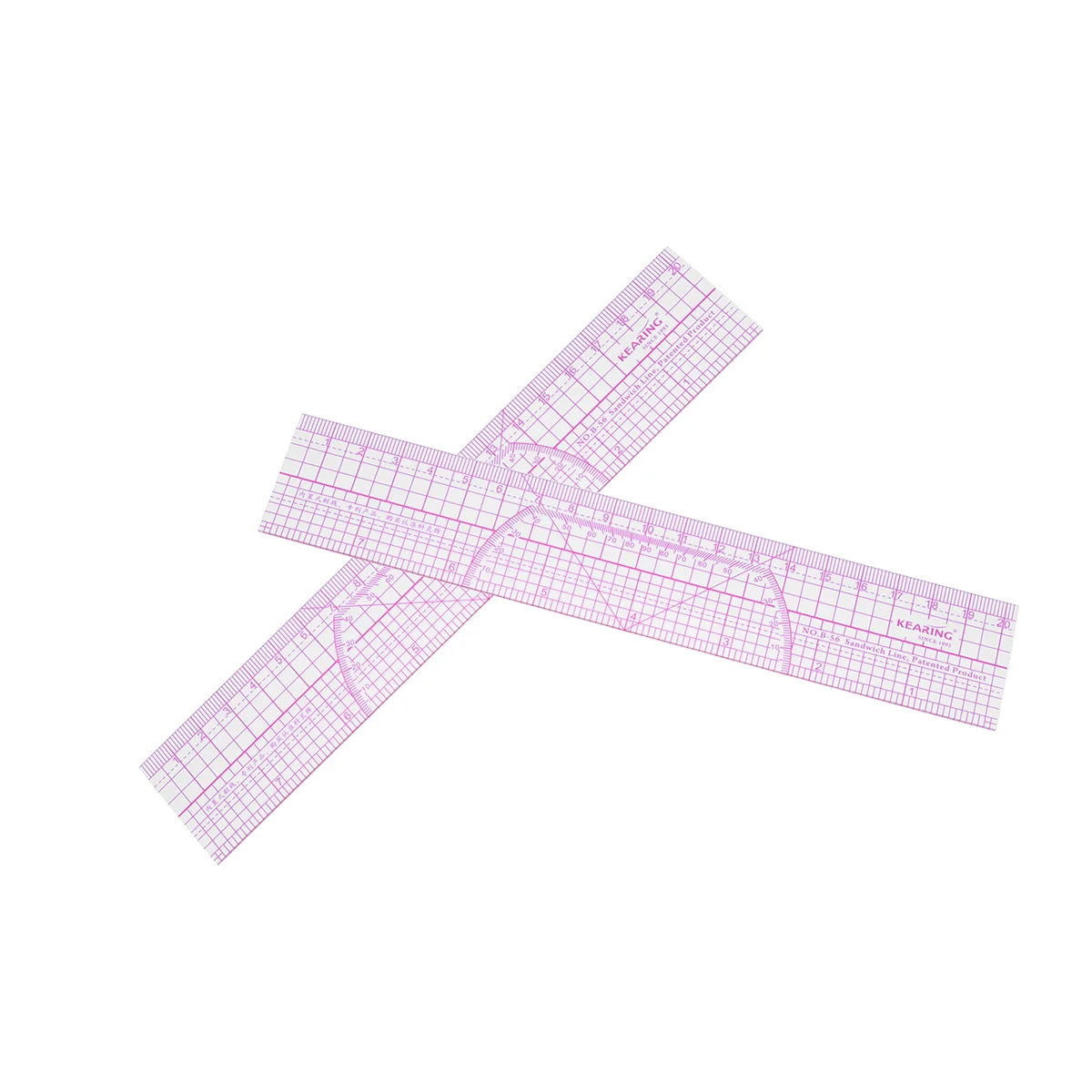 Scale Ruler Plastic Measuring Tool Multifunction Ruler Scale Ruler Math Measurement Measuring Draft Rulers for Home School Offic