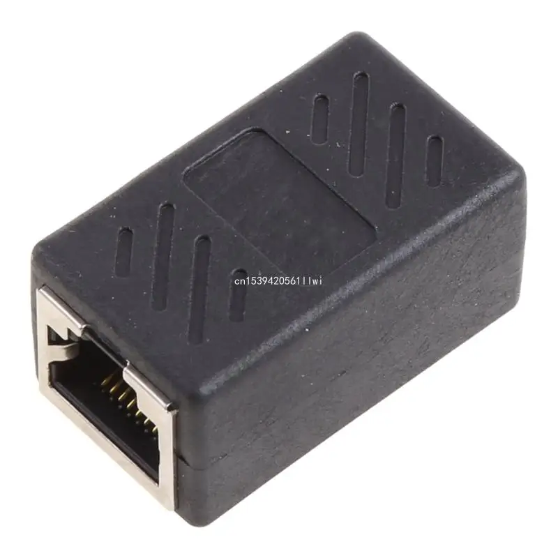 RJ45 LAN Female to Female Connector Coupler Net Extender Straight for Head Dropship