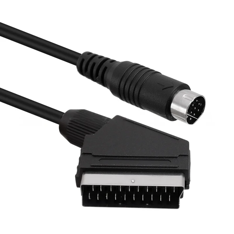 Kabel Scart do SEGA Saturn 1.8M RGB AV Stabilna Transmisja Audio Wideo Przewód Połączeniowy do Konsoli Sega Saturn PAL NTSC — zdjęcie produktu 3