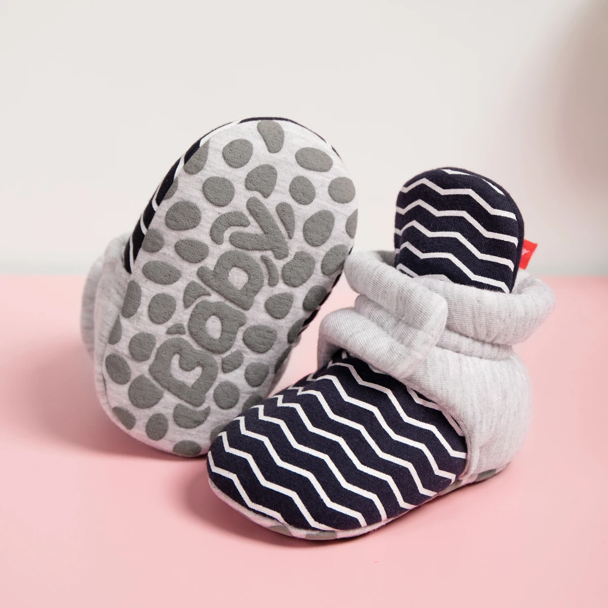 KIDSUN-أحذية جورب دافئة لحديثي الولادة ، طفل صغير ، بنين ، بنات ، قطن ، الجوارب ، عدم الانزلاق ، نعل ناعم ، النعال ، الجوارب ، سرير ، الجوارب الثلجية ، الشتاء #4