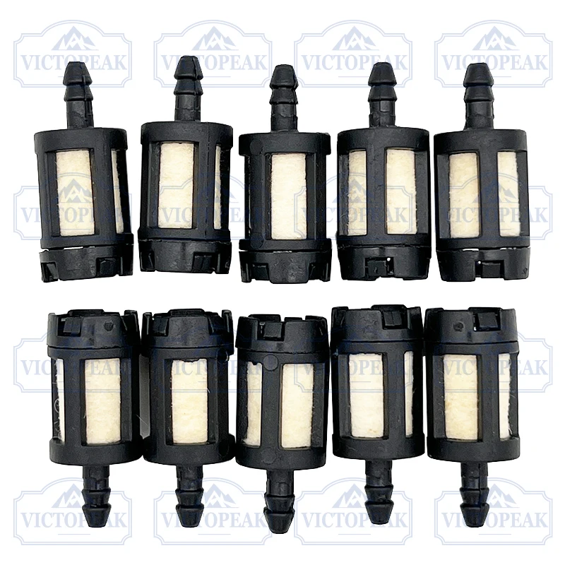 10 Stück Universelle Kraftstofffilter für Gartenmaschinen, Freischneider, Rasentrimmer, Kettensäge – Detail 2
