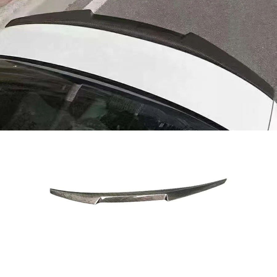 Factory Direct Carbon Fiber Rear Trunk Lip Spoiler For BMW 3 Series two doors E46 M4 Sedan 1998-2004