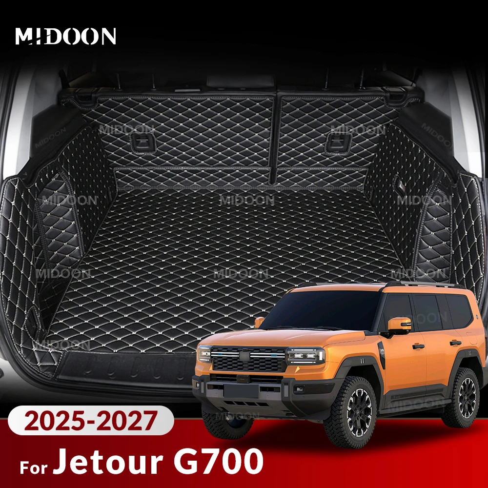 

MIDOON Для Jetour G700 2025 2026 2027 5/6-местный Автомобильный Коврик в Багажник с Полным Покрытием, Защитный Вкладыш, Аксессуары для Интерьера