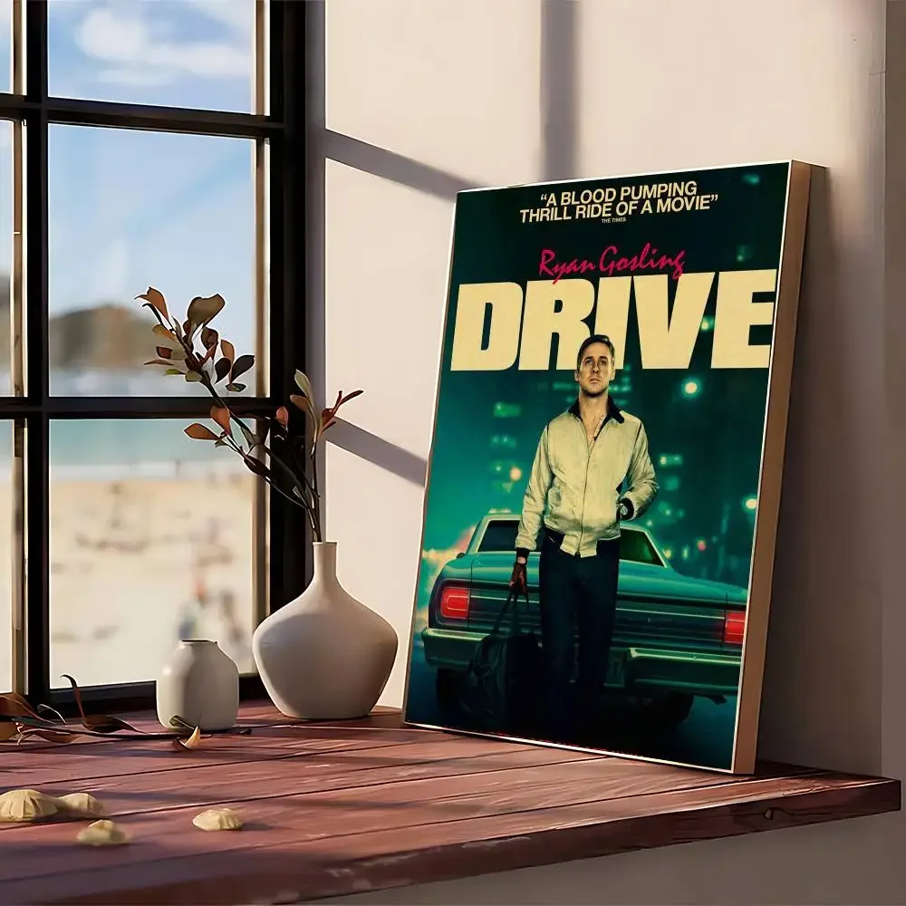 ملصق Drive الكلاسيكي Ryan Gosling بدون مؤطر ملصق Kraft Club Bar Paper Vintage ملصق جدار الفن اللوحة ملصقات الدراسة لغرفة النوم