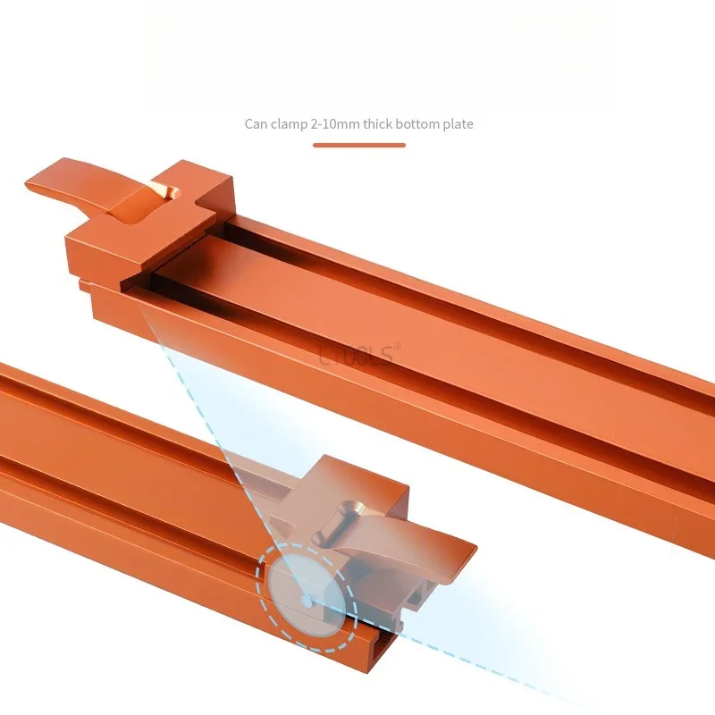 Adjustable Extended Circular Saw Guide Rail Precision Aluminum Alloy Adjustable Cutting Machine Base Guide Woodworking Cutting