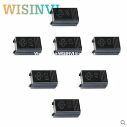 50 PCS  SMAJ26A SMAJ28A SMAJ30A SMAJ33A SMAJ36A SMAJ40CA SMAJ43CA SMAJ45CA SMAJ48CA SMAJ51CA SMAJ54CA 400W 5A SMA