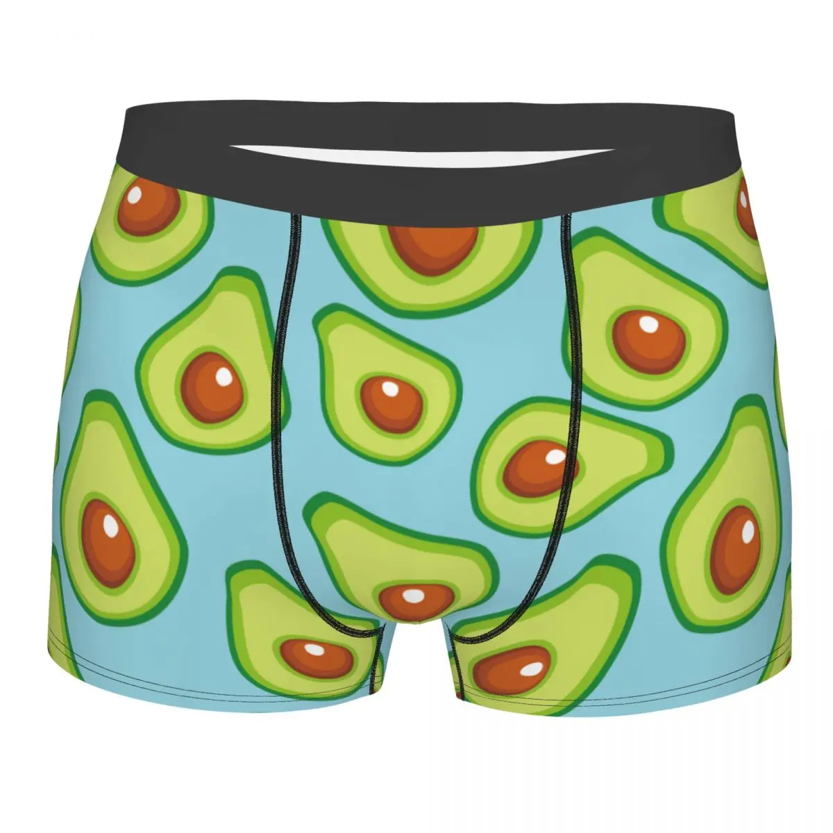 Men Fruits Avocado Underwear Avocados Lover Sexy Boxer Briefs Shorts Panties Male Soft Underpants Underwear Men Print