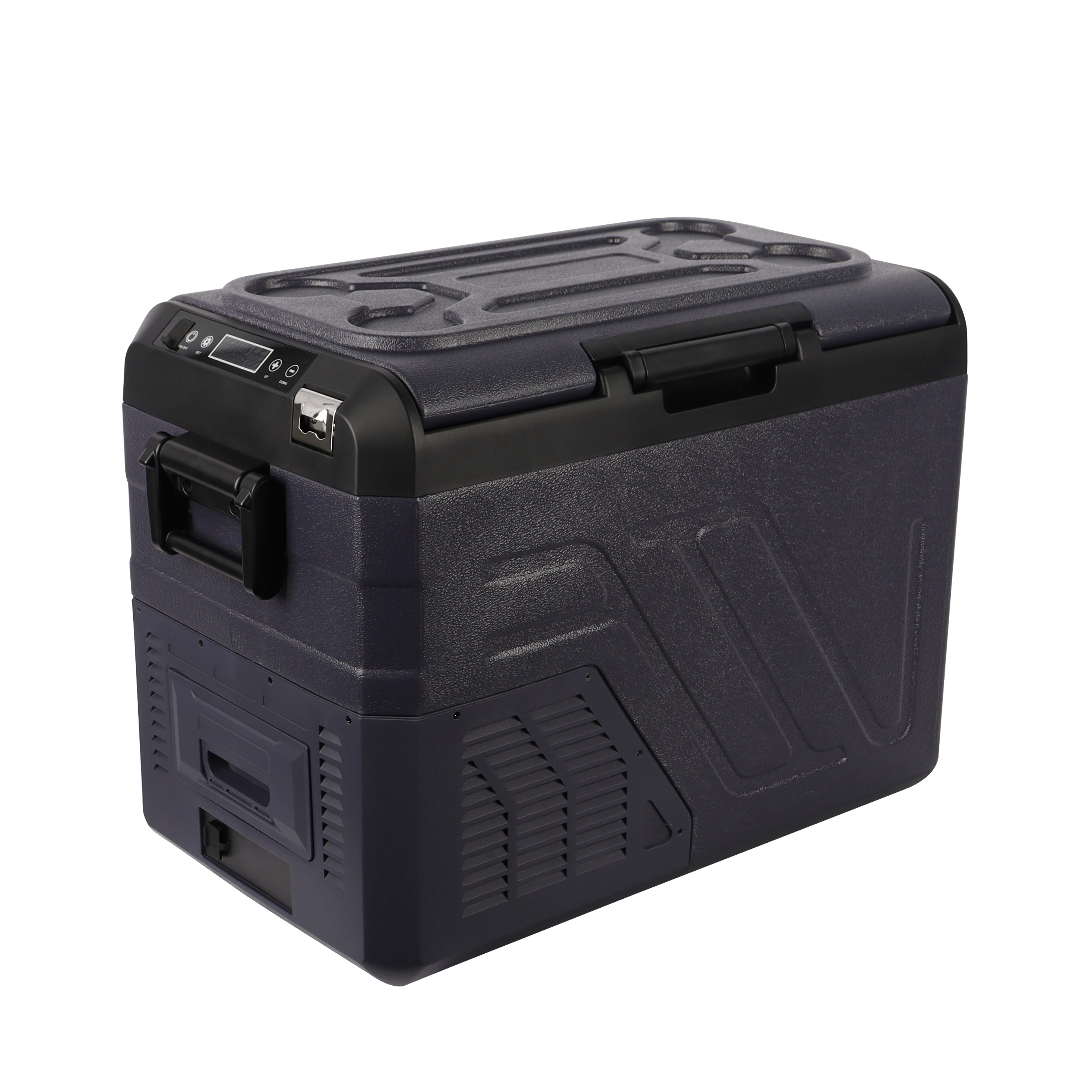 Factory Colorful Battery 32L Single Zone Bluetooth 12v Compressor Refrigerator Portable Electric Freezers For Car