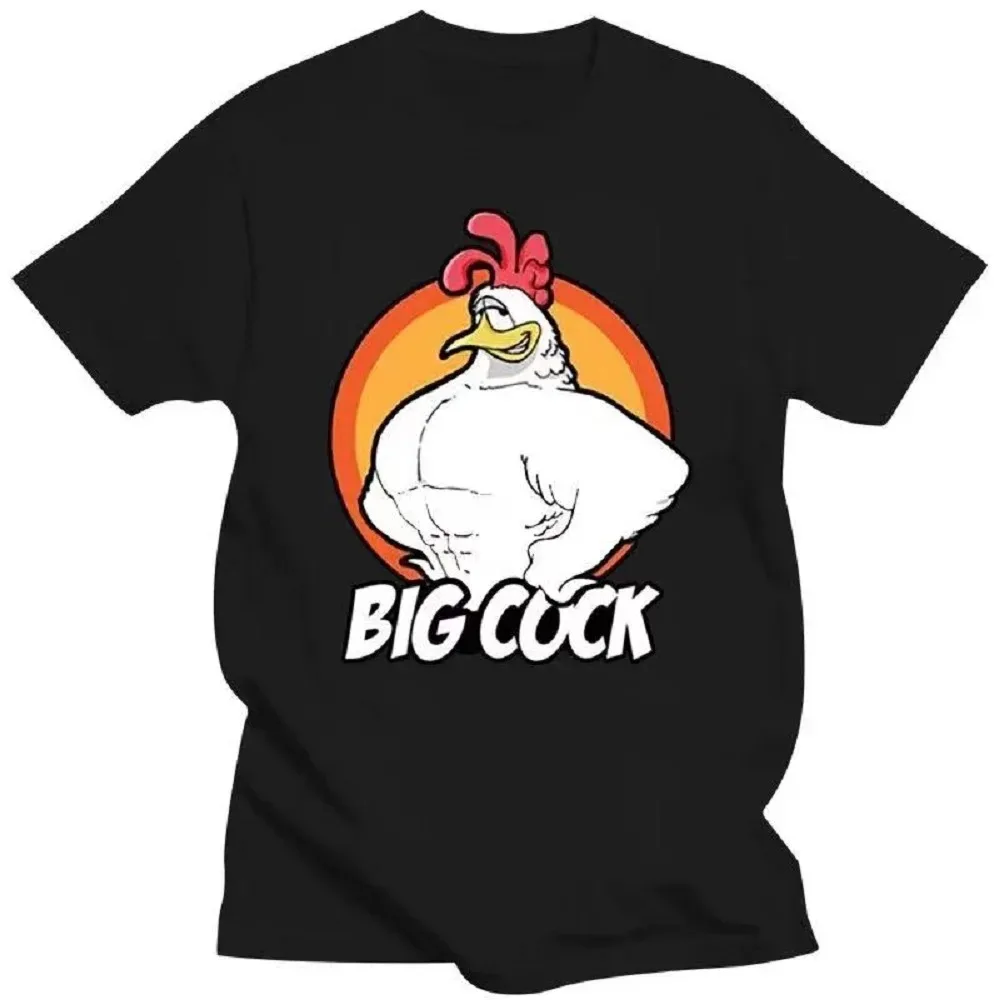 Big Cock Sommer-Stil Comic Ugly T-Shirts T Lustige Weihnachtsgeschenk T-Shirts Herren Kurzarm T-Shirts