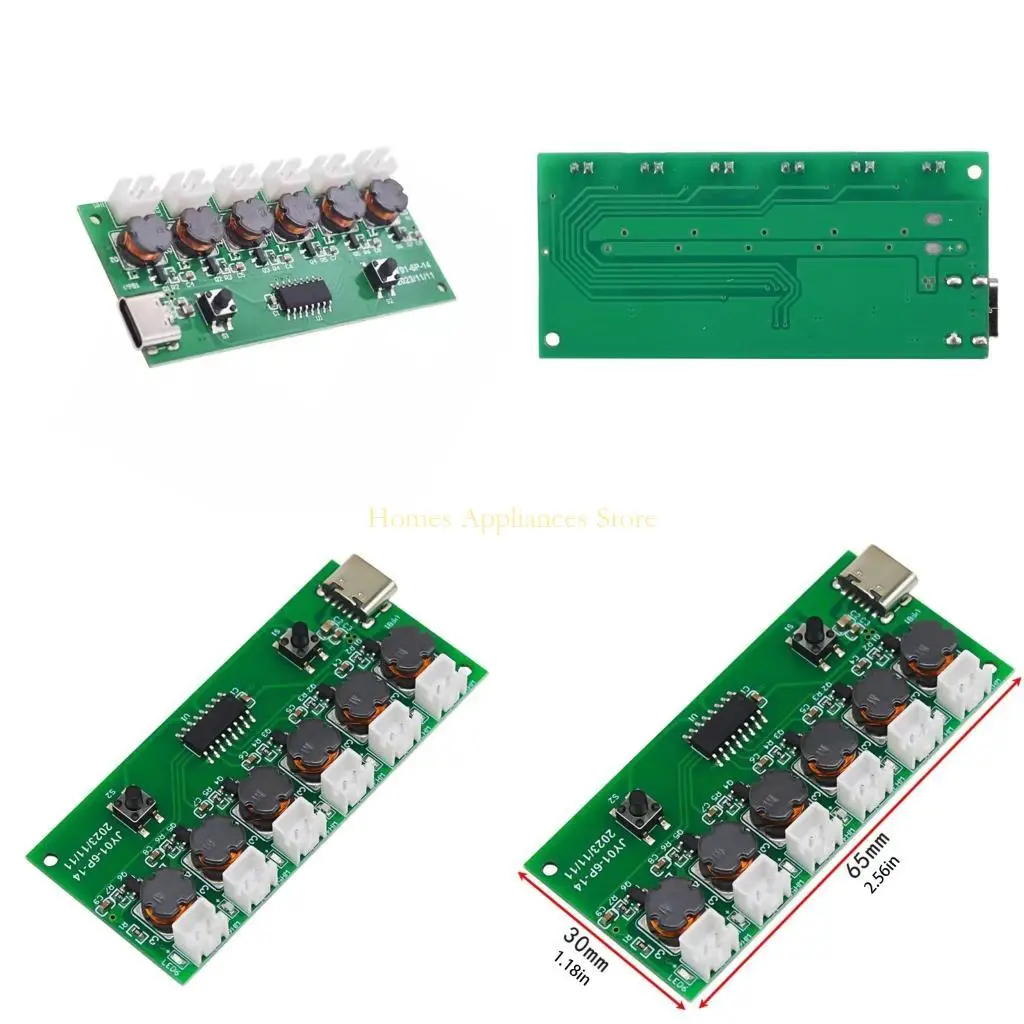 D0AB Professional Maker Module con 6 independientes cabezales control atomización placa humidificador