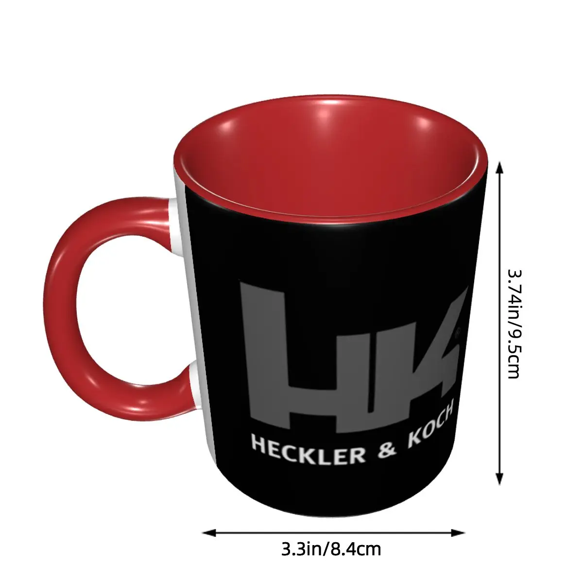 Heckler Koch Hk Mg4 Gun Pistol Riffle Military Army Mug Funny Ceramic Coffee Cups Tea Mugs Milk Cup Drinkware Gift for Friends