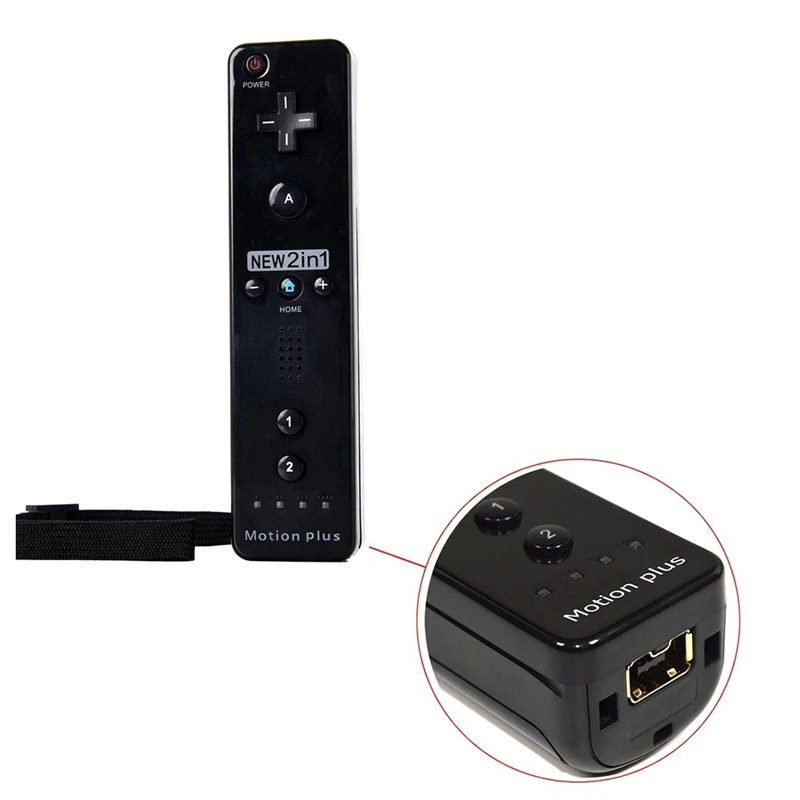 2 In1 Remote Controller Remote Controller Gamepad For Nintendo Wii Console Joystick Joypad