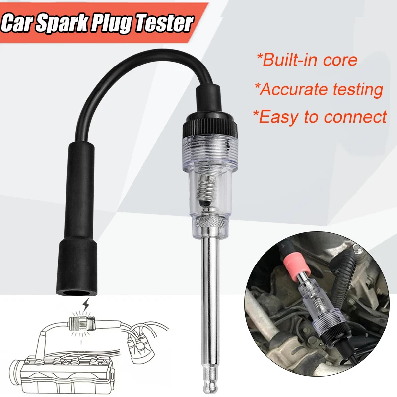 

Auto Spark Plug Tester Ignition Coil Tester Spark Gap Gauge Automatic Diagnostic Tool Precision Testing Automotive Repair Tools