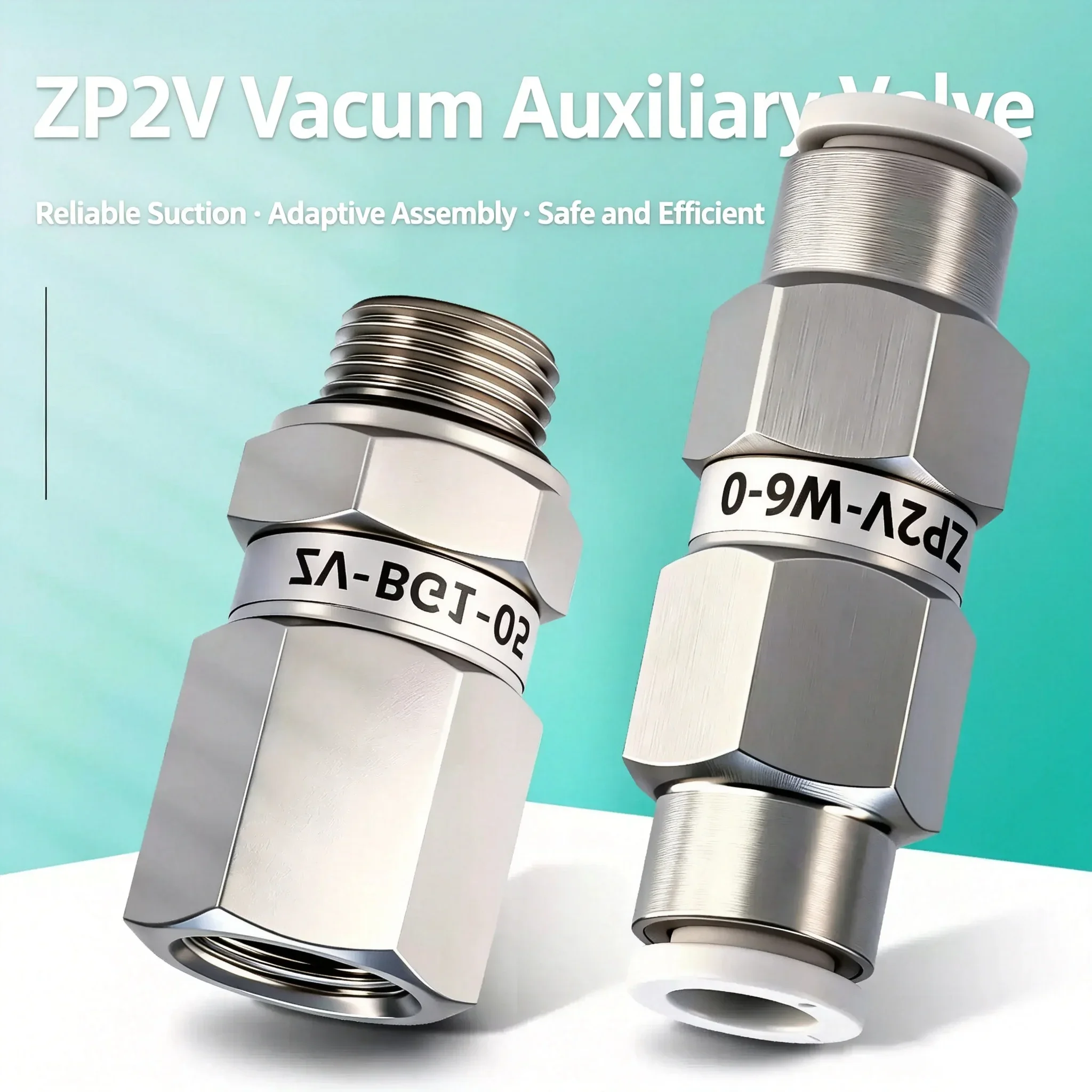 HLH 10Pcs ZP2V Series Pneumatic Vacuum Saving Valve Set Industrial Various Models 2P2V-A8-05 ZP2V-A5-03 ZP2V-B5-03 for Air Compr