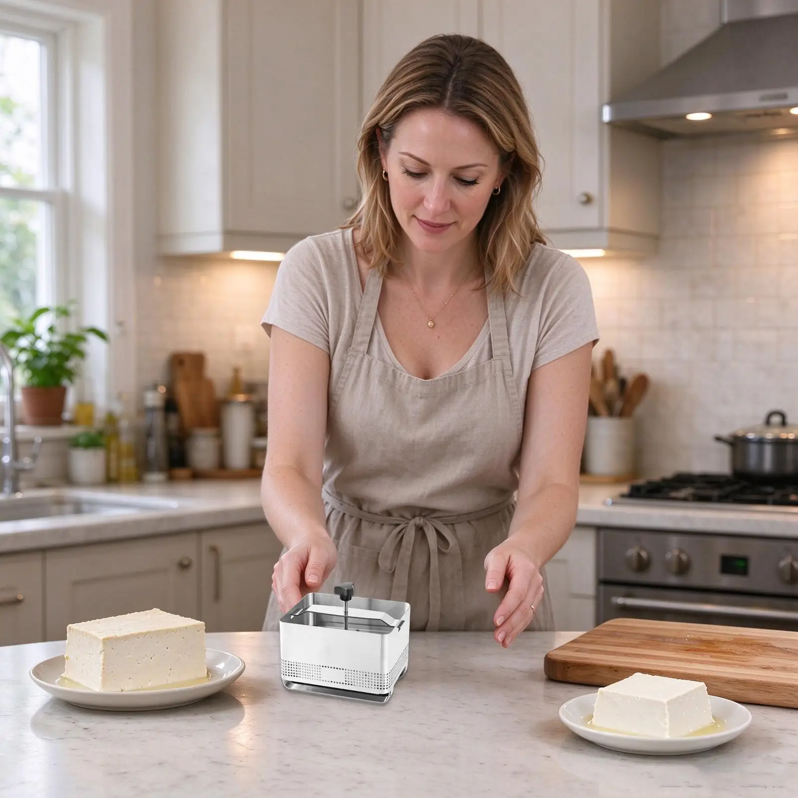 Bean Curd Making Mold Homemade Soy-Based Foods Cheese Mould Bean Curd Mold And Press For Adult Professional Chef Beginner Home