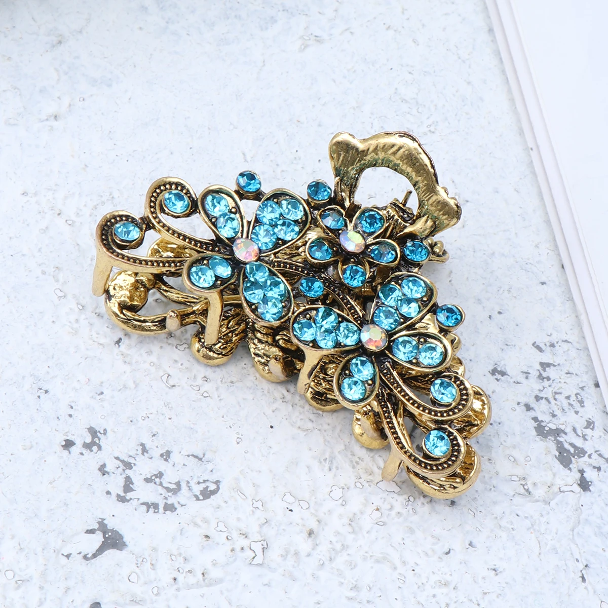 

Vintage Hairpin Accessories for Girls Clips Alloy Children's Elegant Curly Claws