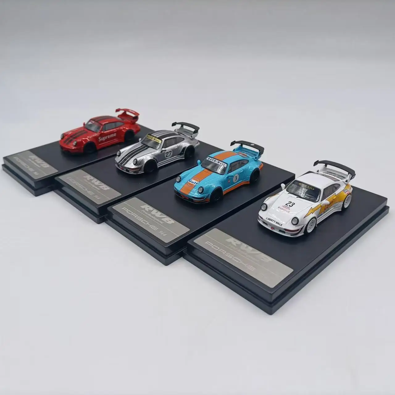 

WU Model 1:64 964 RWB Alloy Car Diecasts & Toy Vehicles Car Model Miniature Scale Model Car For Children