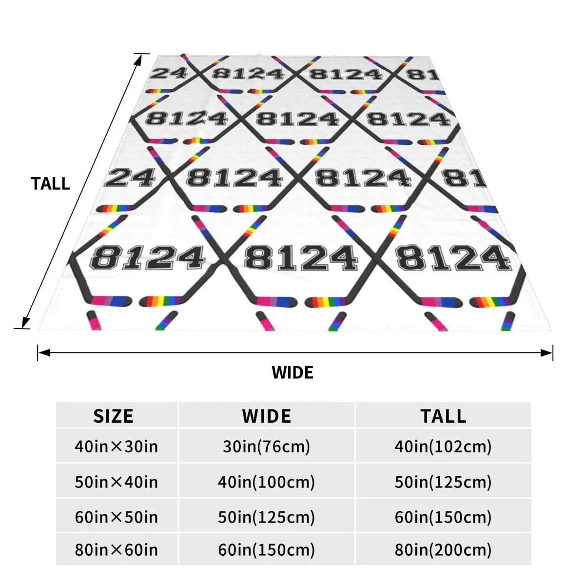 Shane Hollander Ilya Rozanov Pride Hockey Sticks Heated Rivalry Blankets Soft Warm Flannel Throw Blanket Bedspread for Bed