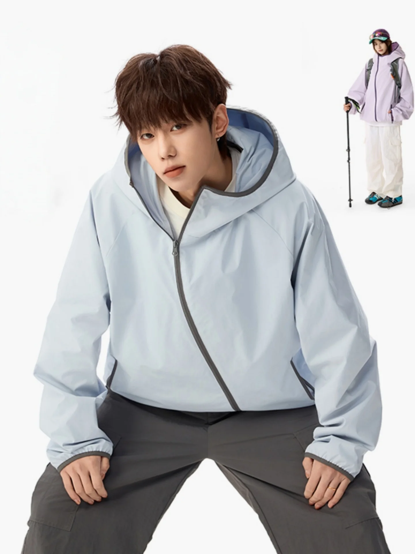 

Мужская весенняя походная куртка Dopne: водонепроницаемая, ветрозащитная, легкая, быстросохнущая, свободного кроя, с длинными рукавами и молнией