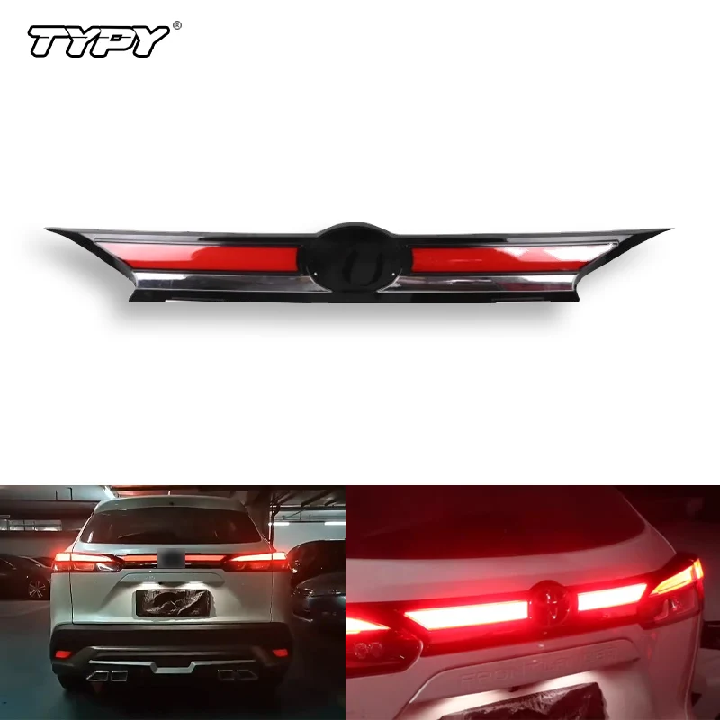 

TYPY Rear Bumper Tail Light For Toyota Corolla Cross 2020-2023 Car LED Rear Fog Lamp Brake Light Dynamic Turn Signal Reflector