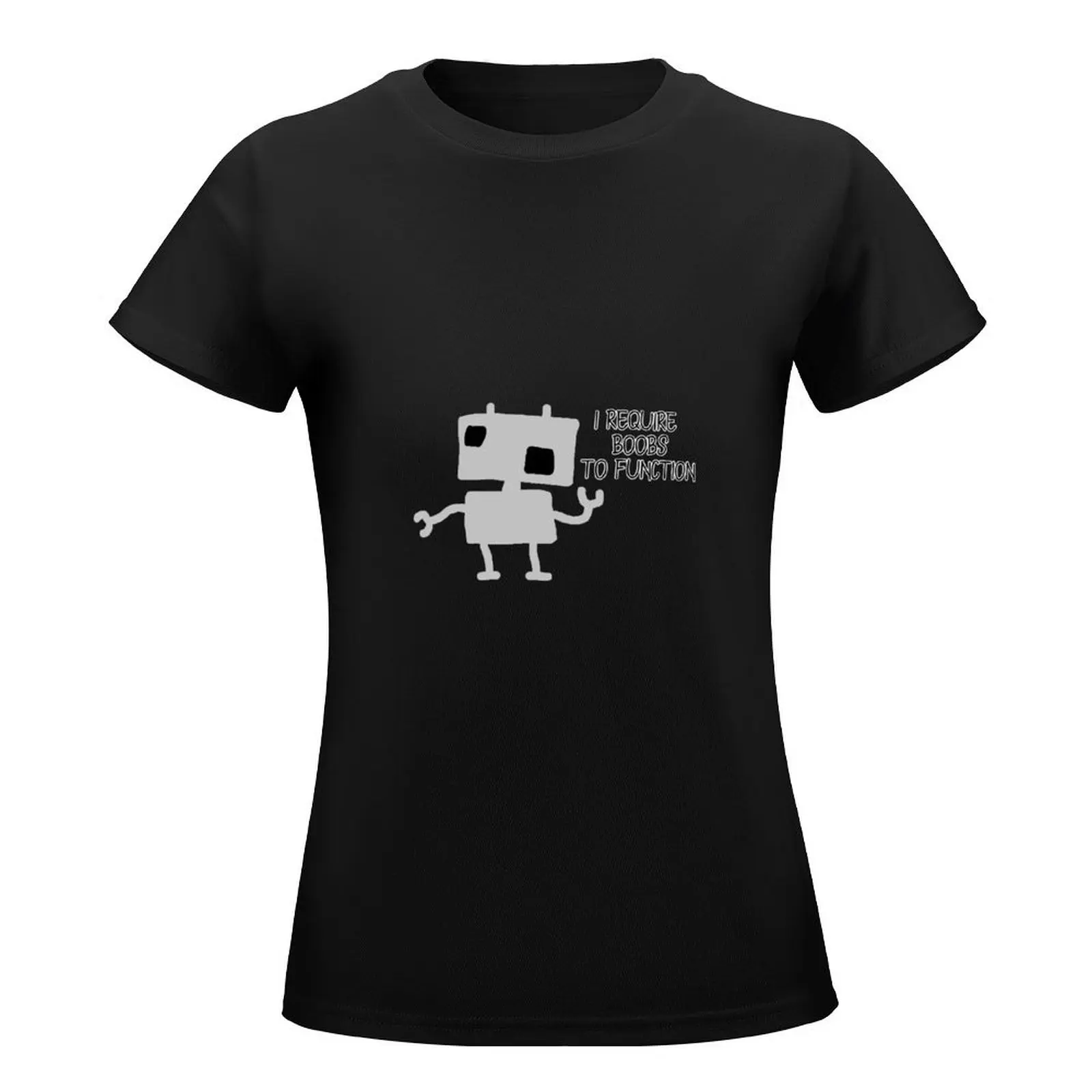 Down bad robot T-Shirt Female clothing aesthetic clothes sweat woman t shirt