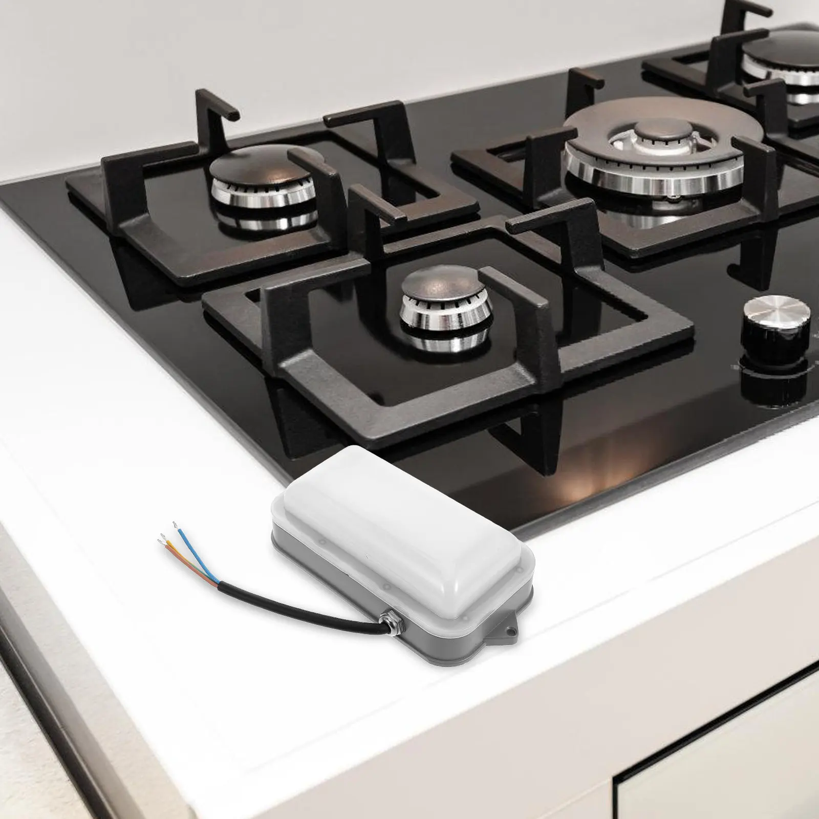 

Светодиодная лампа для вытяжки 20 Вт, белая, с боковым подключением, водонепроницаемая, маслостойкая, высокотемпературная, для коммерческих кухонных вытяжек