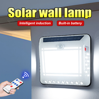 New Solar Lights 120 LED Solar Security Lamps Outdoor Garden decoration Motion Sensor 3 Modes Waterproof Split Solar Wall Lights