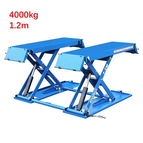 BC-MP4T 1.2M 4000KG Movable Hydraulic Scissor Car Lift Workshop