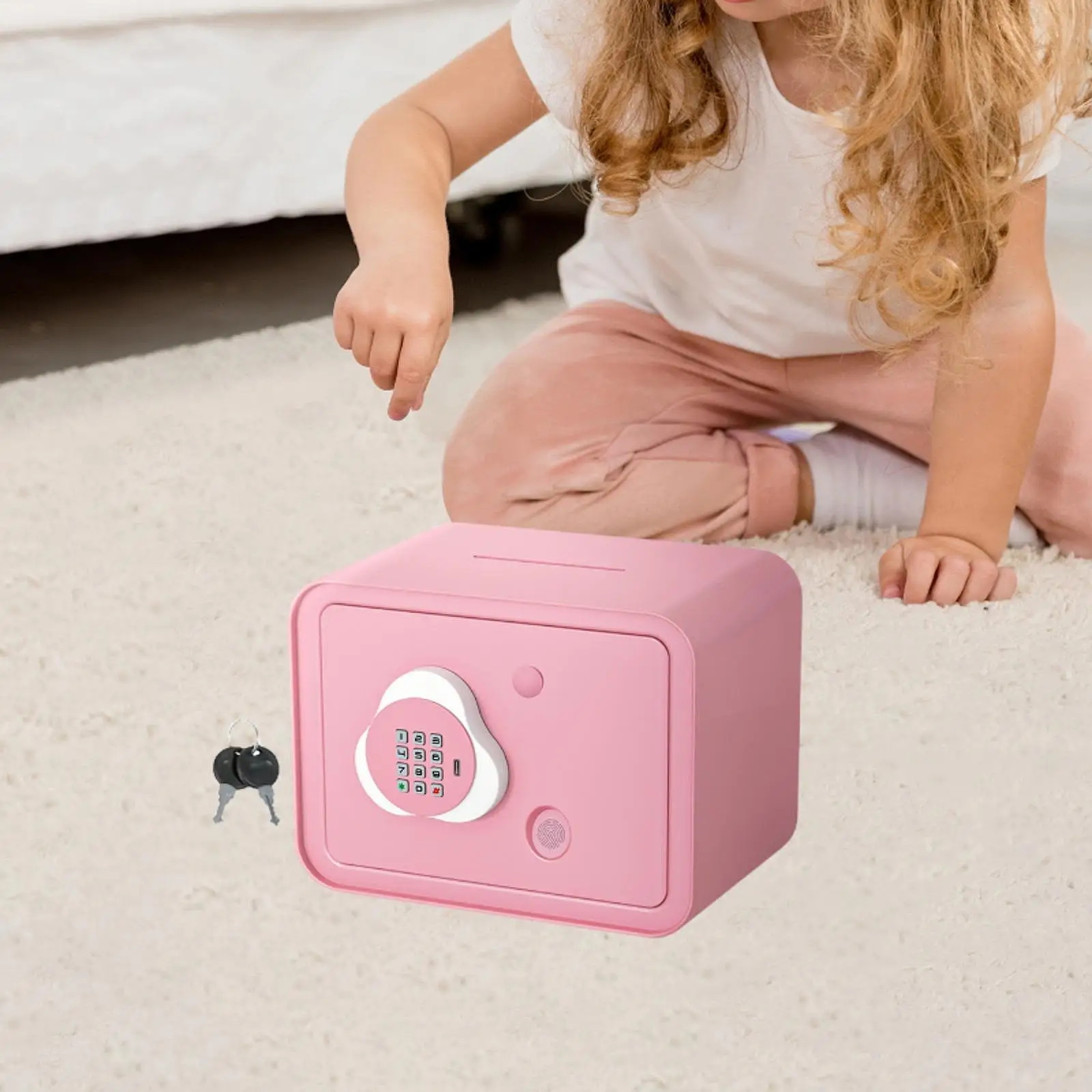 Savings Vault with Password Keys Fingerprint for Birthday Thanksgiving
