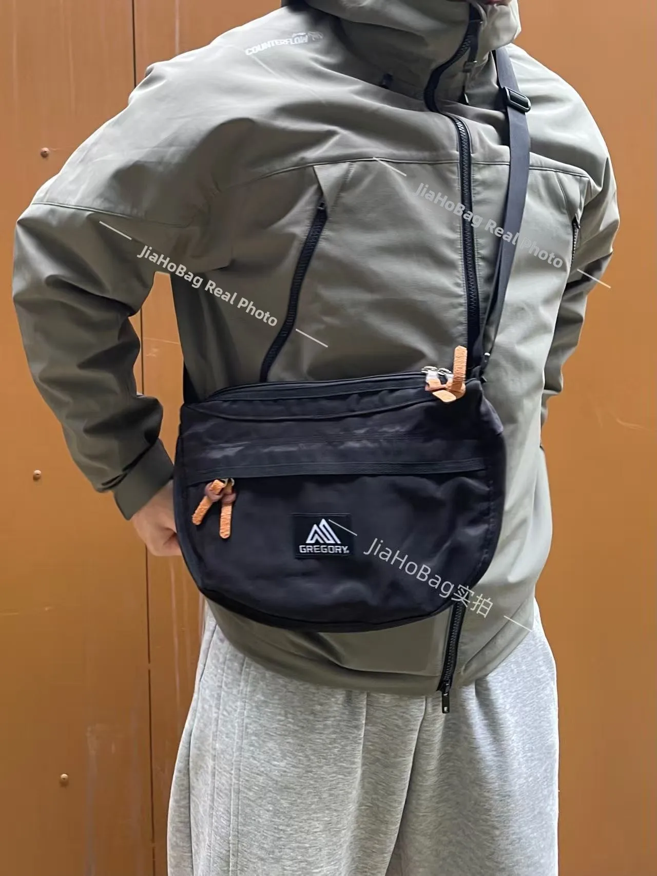 Casual Oxford Cloth Crossbody Bag Men's Outdoor Sports Travel Waterproof Portable Ultra-light Versatile Simple Leisure Bag