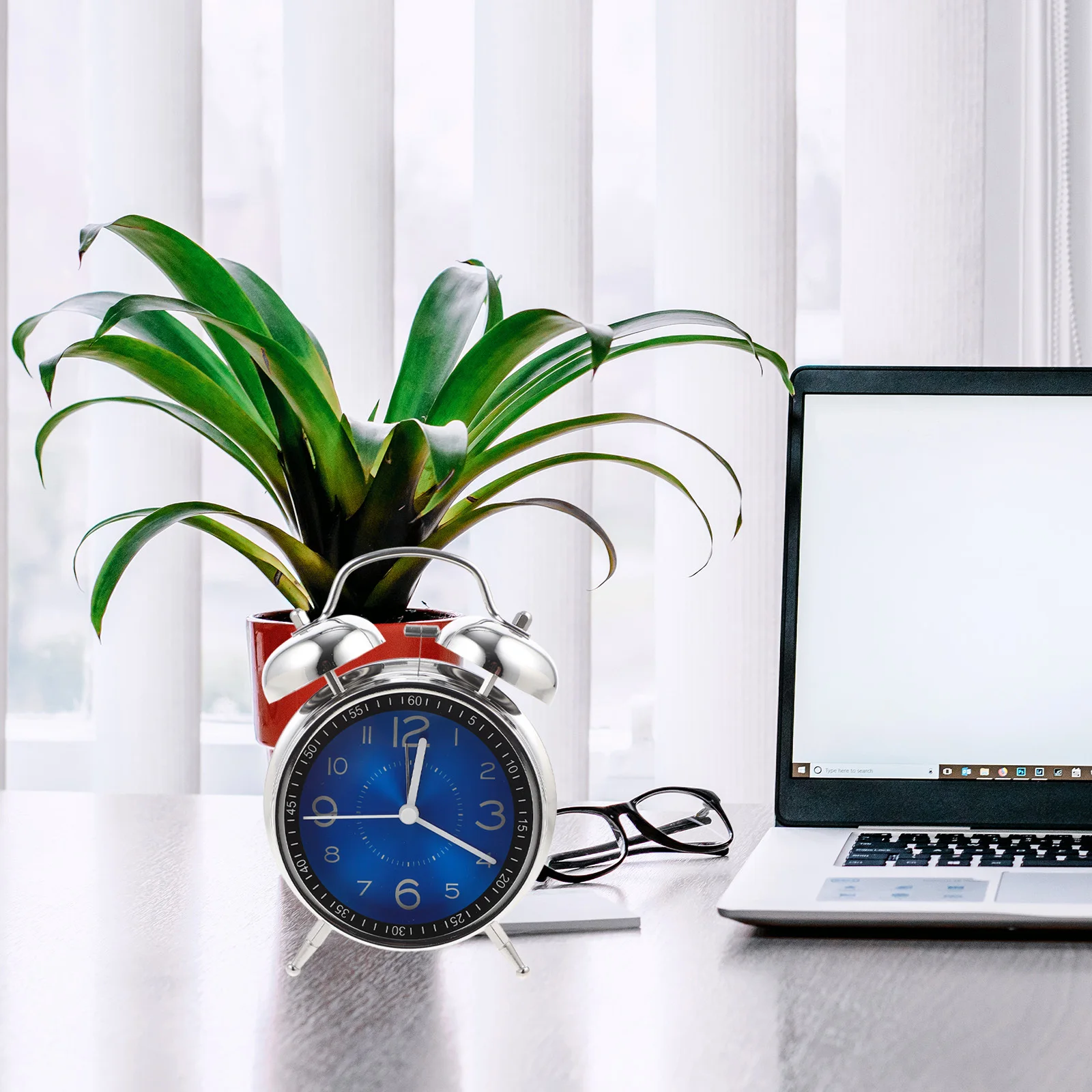 

Digital Alarm Clock LED Quartz Clocks for Bedroom Aldult Silent Table Cute