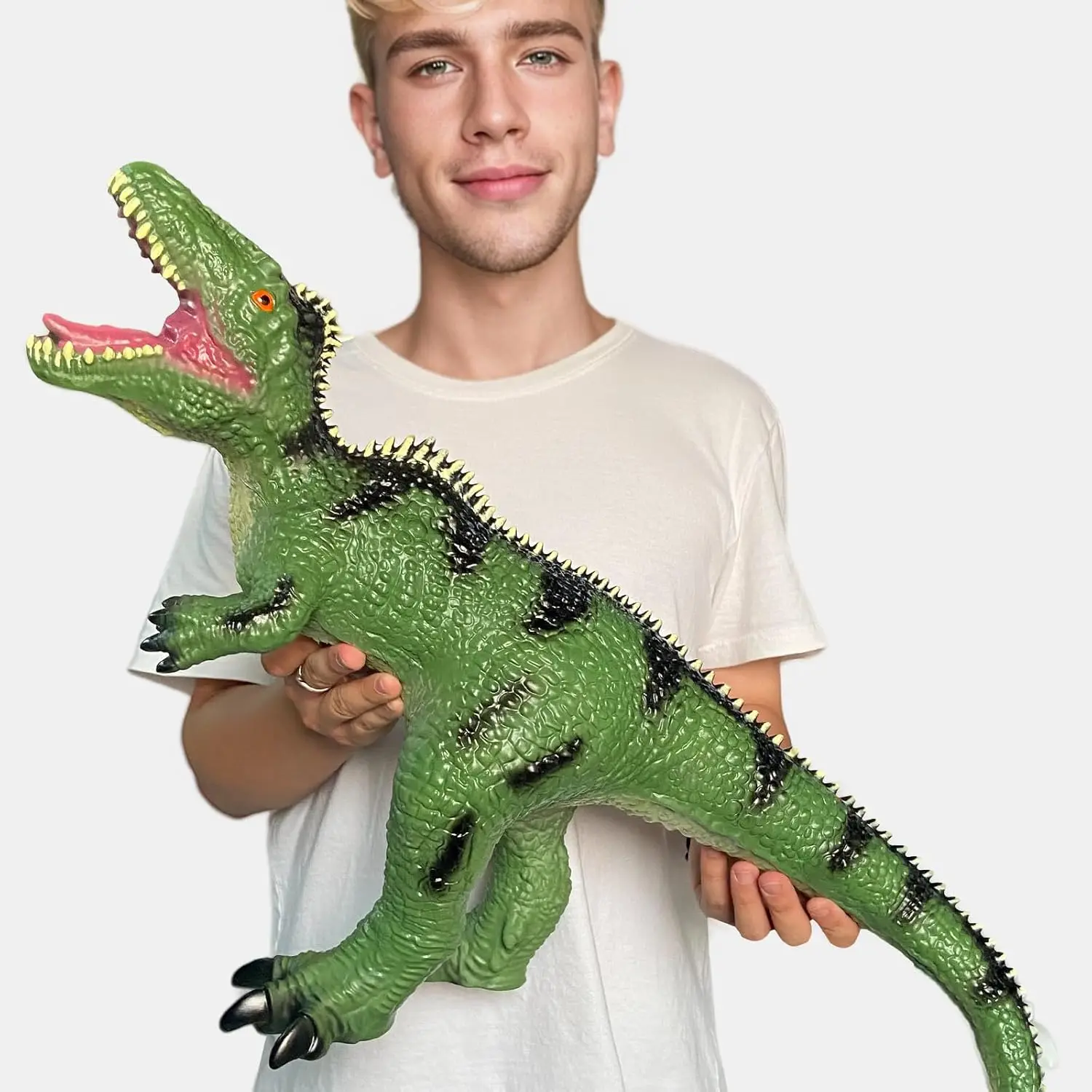 

Большие надувные игрушки-динозавры для мальчиков-29 дюймов, большие игрушки-гиганнозавра, детские подарки на день рождения с динозавром, сувениры для вечеринки с динозаврами