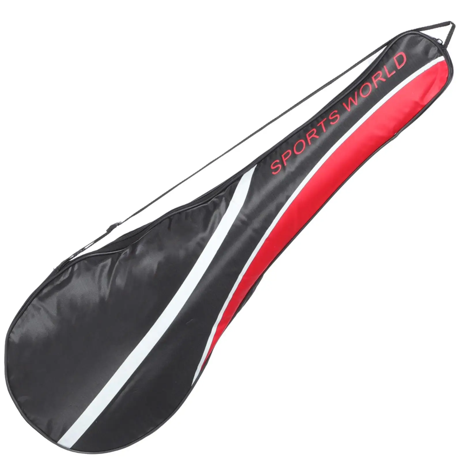 

Badminton Racket Bag Portable Cloth Case for 2 Rackets Durable Adjustable Strap Daily Use Outdoor Pouch Container Accessories