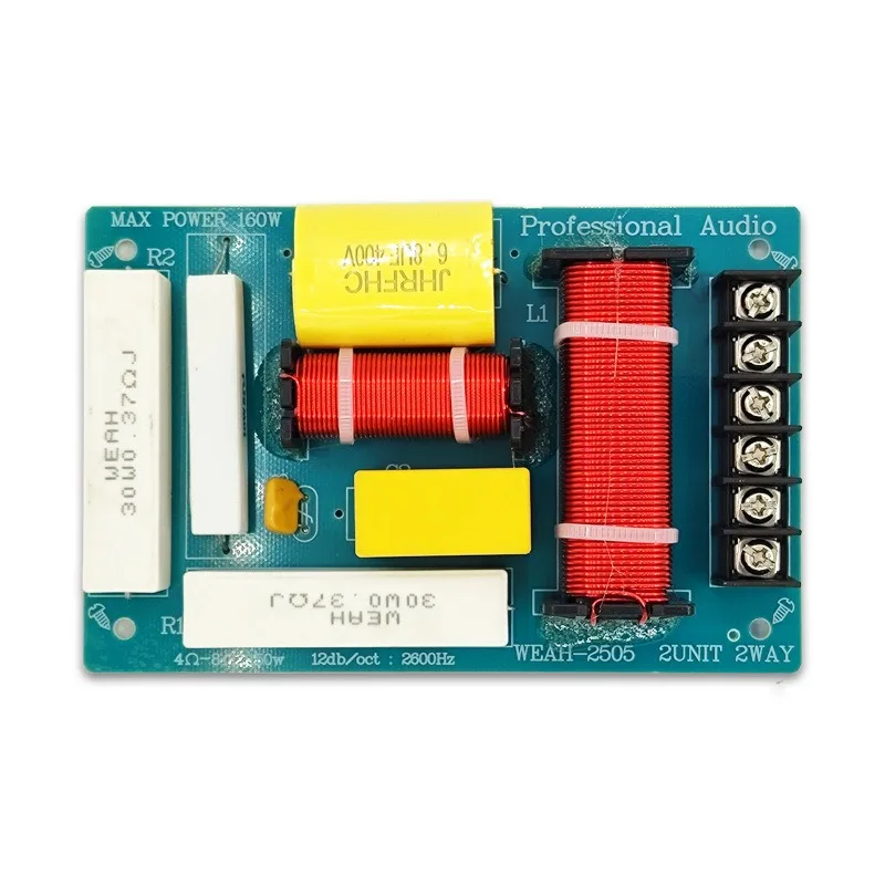 Non Solder HiFi Speaker Crossover 2 Way Audio Divider for Sound Box Upgrade