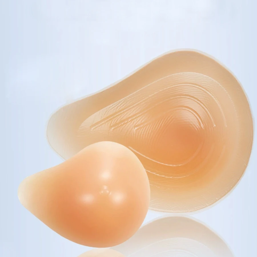 

1Pc Super Soft Silicone Gel Pad False Breast Form Prosthesis Supports Artificial Spiral Breast Resection Surgery for Women
