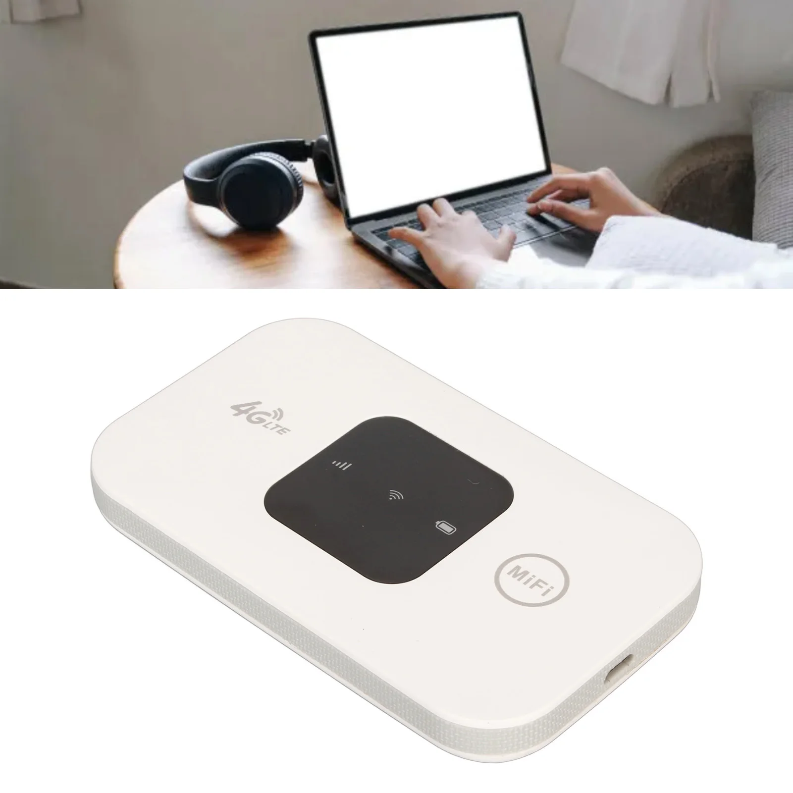 4G LTE Mobile WiFi Hotspot with SIM Card Slot Up To 10 Users Portable Wifi Hotspot for Africa Middle Eastern for Travel