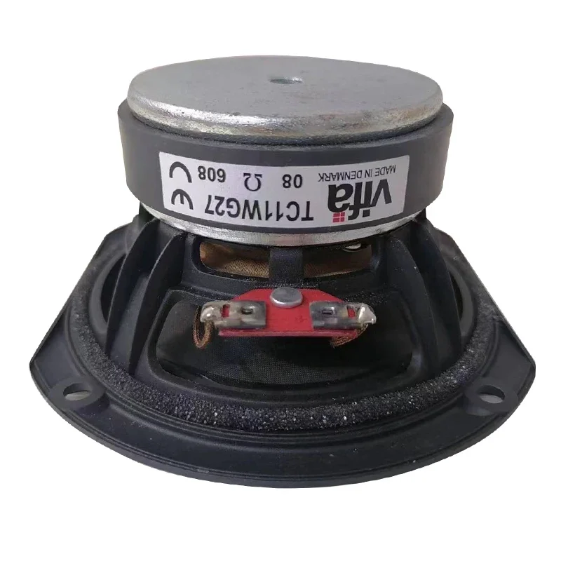 Imagem -05 - Vifa-midrange Speaker Driver Cone de Papel Revestido Chassis Polímero Reforçado Saure Frame Original Tc11wg27 4.5 8ohm 25w