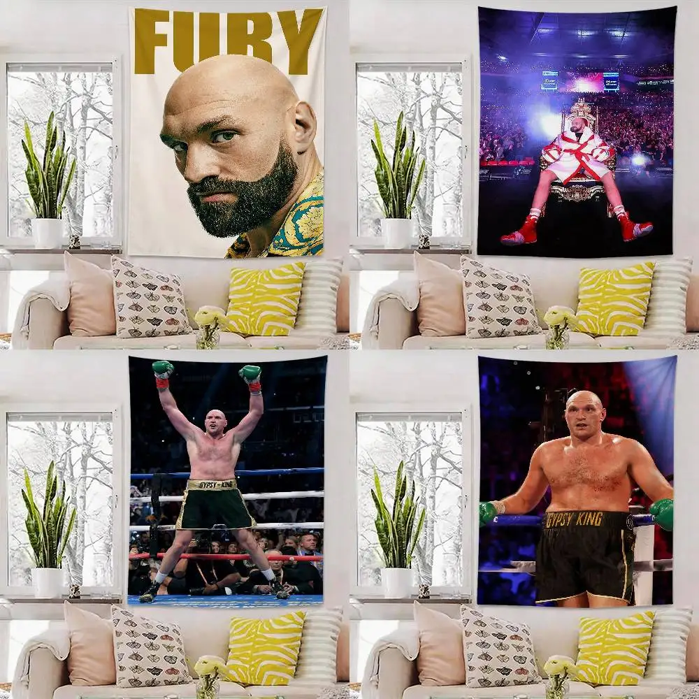 

Boxing T-Tyson Fury Flag Digital Printing Banner for Garage Wall Out Door Decoration