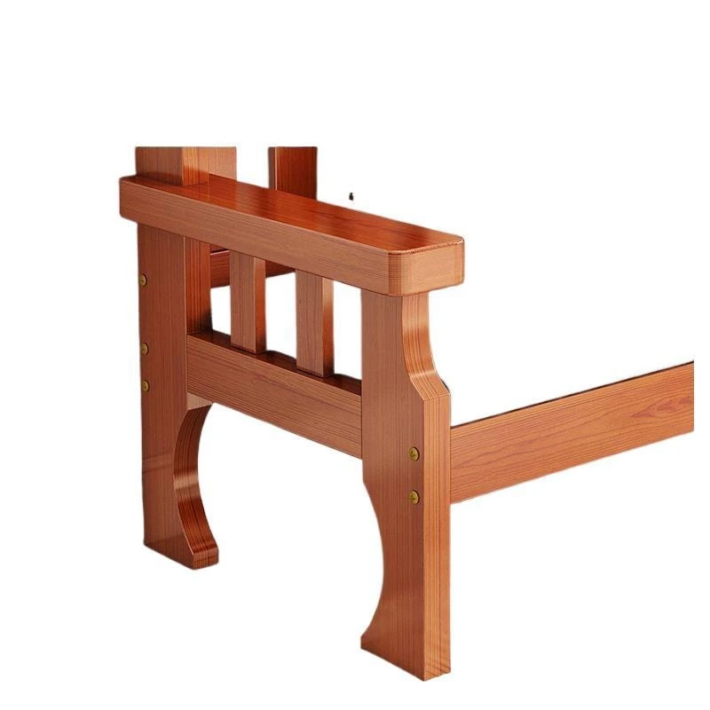 

Solid wood sofa, modern and simple, small wooden three-person combination