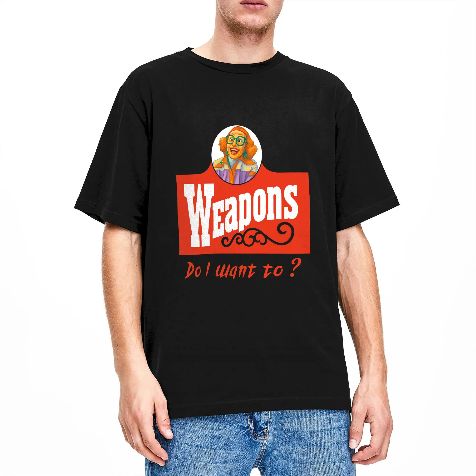 Weapons Horror Movie Marcus Miller Men T Shirt  Unique Tee Shirt Short Sleeve Round Neck T-Shirts 100% Cotton 4XL 5XL Clothes