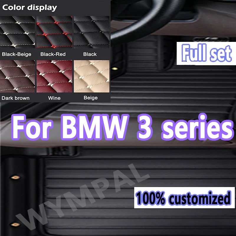 

Luxury Car floor mats for BMW 3 series GT F34 320i 328i 335i 2013 2014 2015 2016-2020 Custom auto foot Pads auto full mats