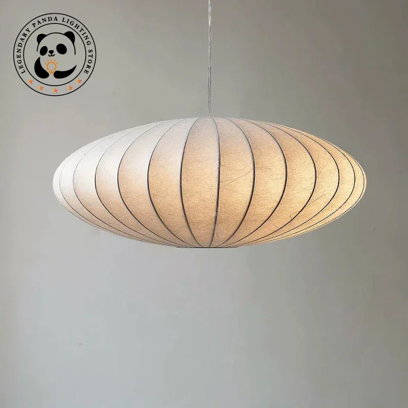 

Nordic Minimalist Pendant Lights Fabric Chandelier Bar Study Dining Room Bedroom Homestay Teahouse Ceiling Chandelier Luminaries