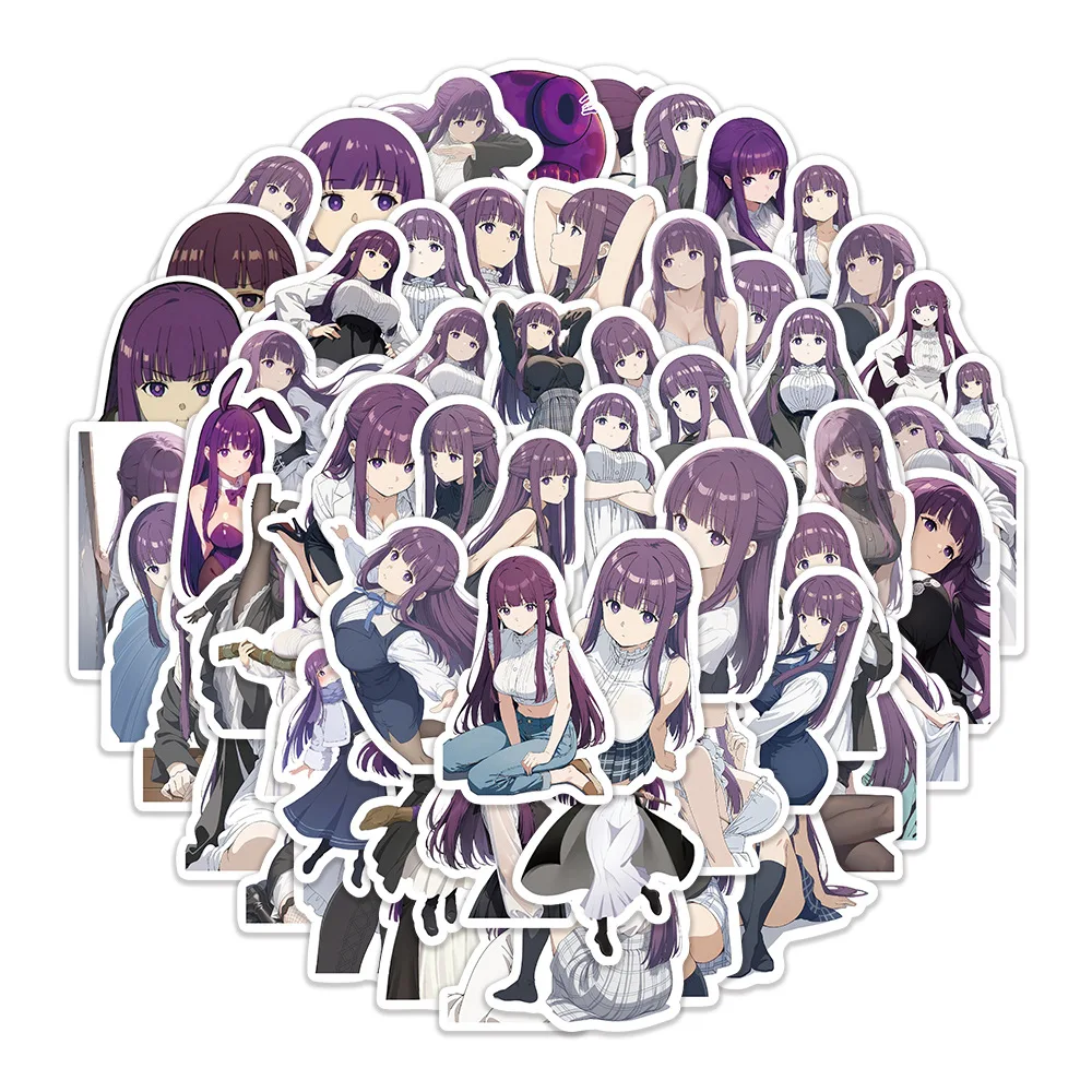 10/60 Phelan Frieren: ما وراء نهاية الرحلة ملصق جرافيتي أنيمي مثير فتاة شارات دفتر ملاحظات الهاتف الغيتار الأمتعة كوب لعب طفل