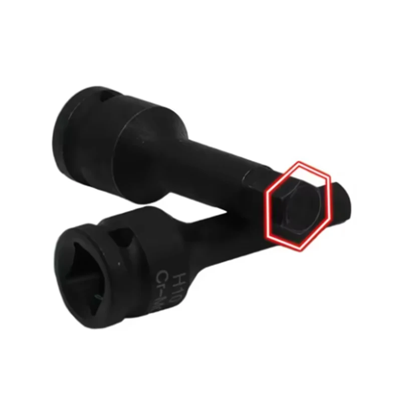 1-10pcs H4 H5 H6 H7 H8 H9 - H19 1/2Inch Drive Wrench Hexagon Sleeve Adapter Screwdriver Bit Nut Screw Socket Workshop Hand Tools