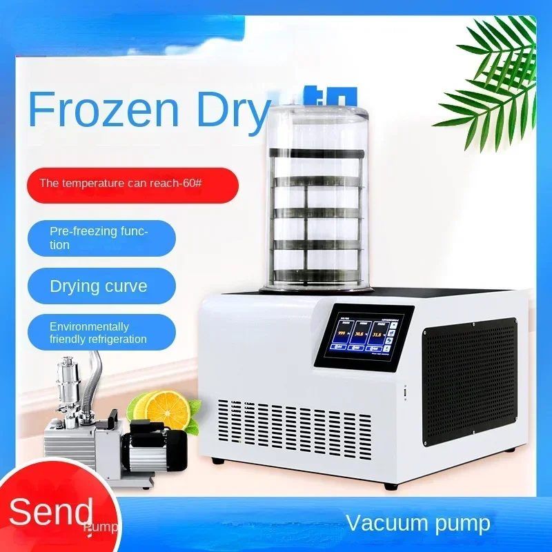 Vacuum Freeze Dryer for Ordinary Small Food Dried Fruits and Vegetables Laboratory Freeze Dryer