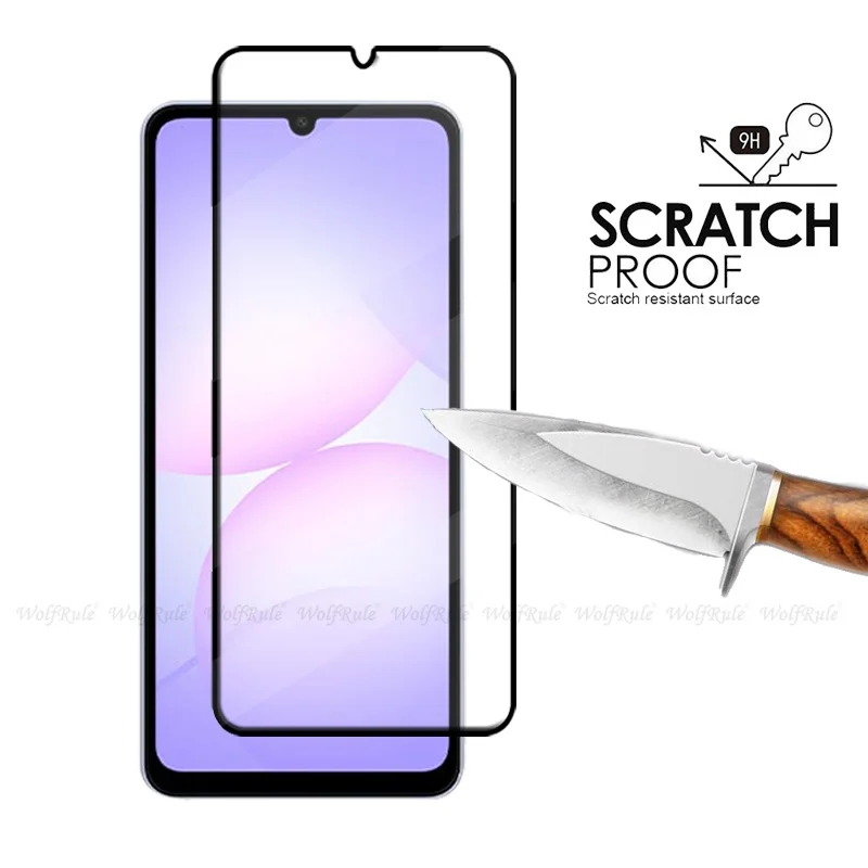 4PCS Für Samsung A07 Glas Samsung A07 Gehärtetem Glas Telefon Schutzhülle Volle Abdeckung Kleber HD 9H Screen Protector Samsung Galaxy A07 – Detail 1