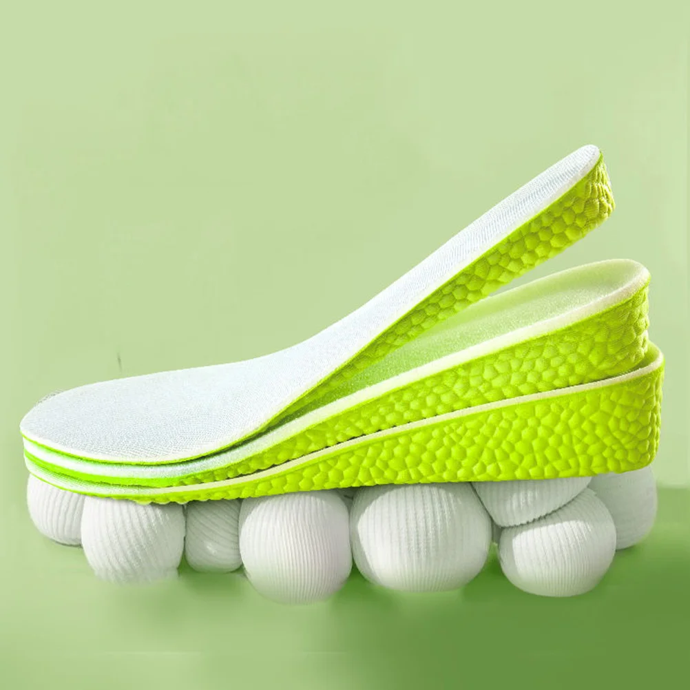 

1Pair Comfortable Height Increase Insoles Shock Absorbing Soft Breathable for Daily Use Height Increase Insoles
