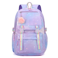 Mochila 2025, Mochilas Rosas Bonitas para Niñas y Niños, Moda Casual, Mochila Escolar para Estudiantes, Se Disponen Patrones Impresos Personalizados.