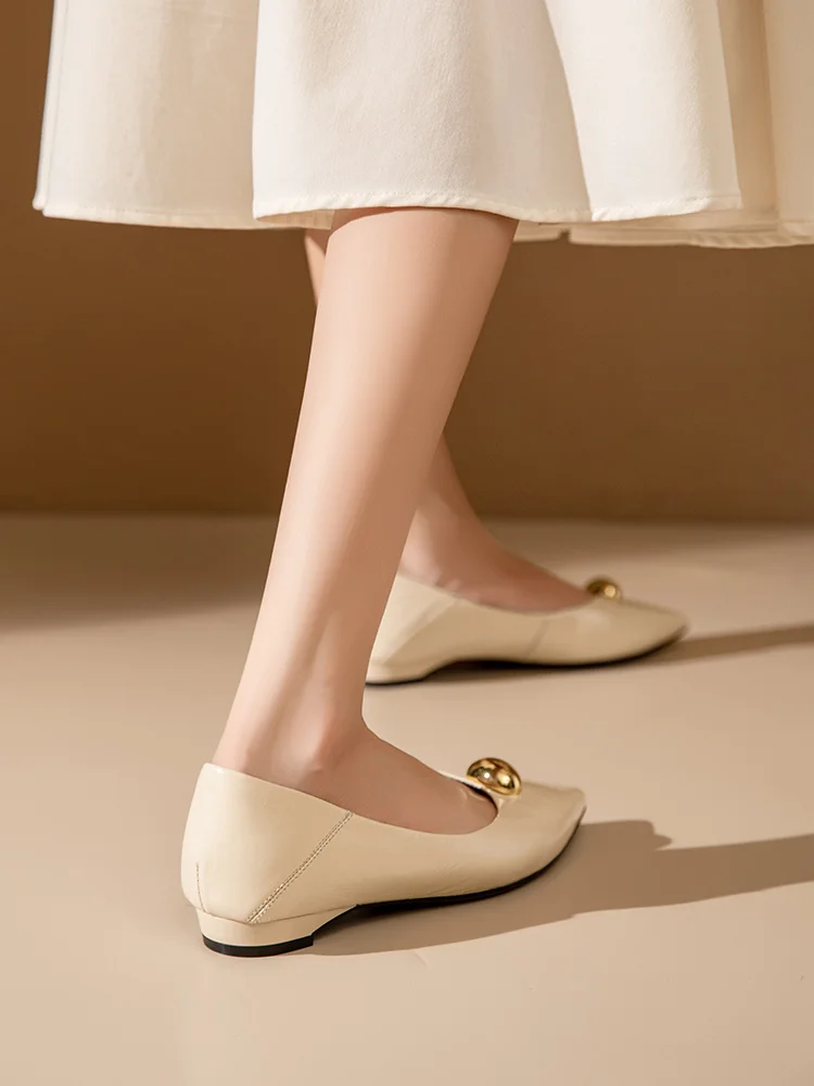 galile-women's-korean-style-slip-on-flat-heel-shoes-comfortable-butter-leather-pointed-toe-casual-fashion-spring-season